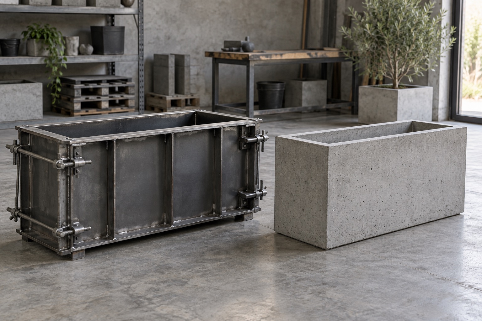 Concrete garden and urban moulds